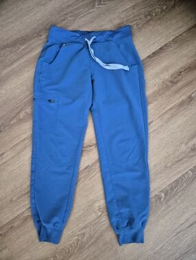 Figs High Waist Blue Jogger Sweatpants with Drawstring XS